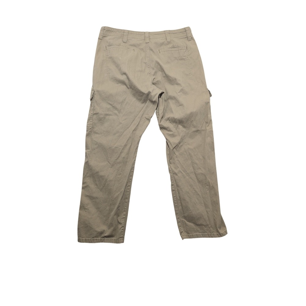 Wrangler Cargo Pants Mens 36x30 Tan Khaki Excellent Relaxed Fit 1070ABWEW‎